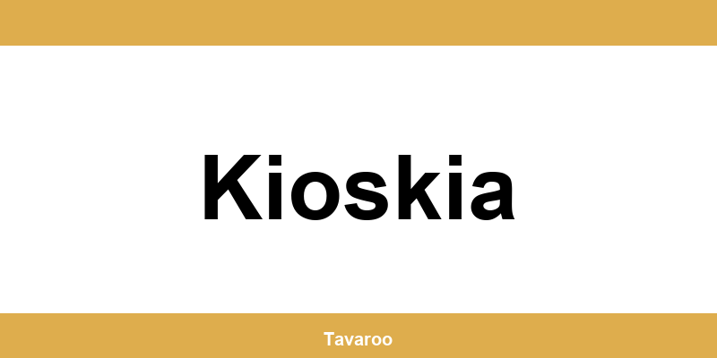 Posti toimipiste alueella Kioskia