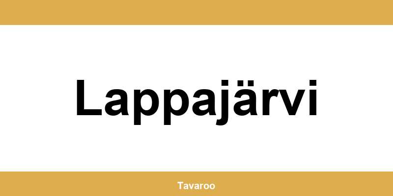 Posti toimipiste alueella Lappajärvi