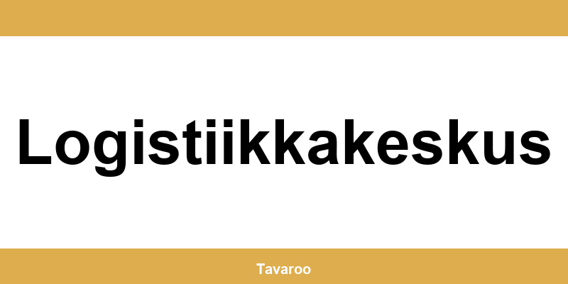 Posti toimipiste alueella Logistiikkakeskus
