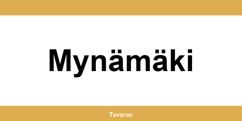 Posti toimipiste alueella Mynämäki