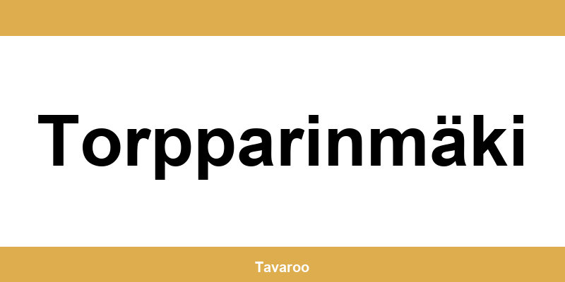 Posti toimipiste alueella Torpparinmäki