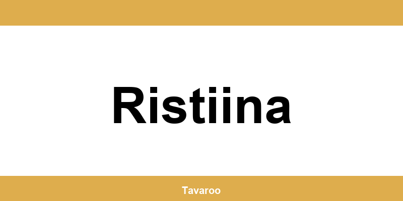 Posti toimipiste alueella Ristiina