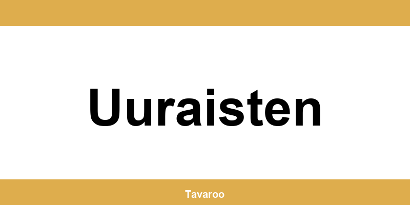 Posti toimipiste alueella Uuraisten